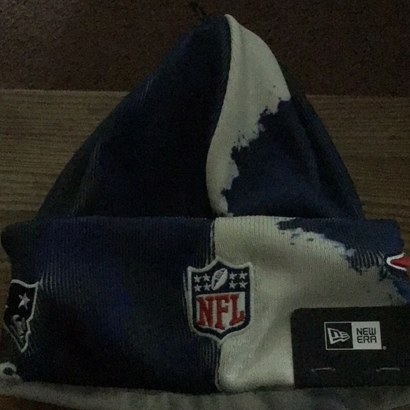 🏈🏈🏈🏀New Era NFL New England Patriots Tye Dye Beanie NWT🏈🏀🏀 - Picture 3 of 5